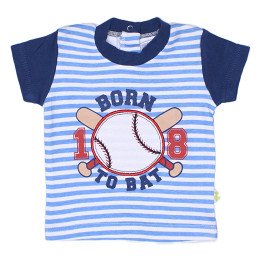 Alte marci - Tricou cu dungi băieți, 68 (3-6 luni)