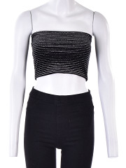 Bershka - Rövid női top, S