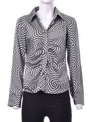 Boohoo - Hosszú ujjú női ing, 36