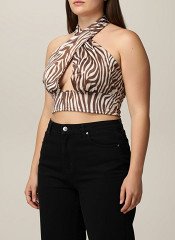 Boohoo - Top scurt damă, 44