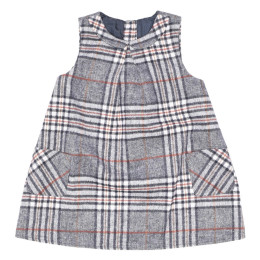 Dunnes Stores - Kockás lány ruha, 92 (18-24 hónap)