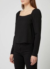 H&M - Bluză cu mâneci lungi damă, L
