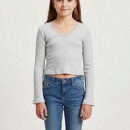 H&M - Hosszú ujjú lány blúz, 134 (8-9 év)