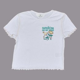 H&M - Bluză cu mâneci scurte fete, 146 (10-11 ani)