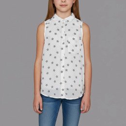 H&M - Ujjatlan lány ing, 146 (10-11 év)
