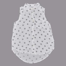 H&M - Ujjatlan lány ing, 146 (10-11 év)