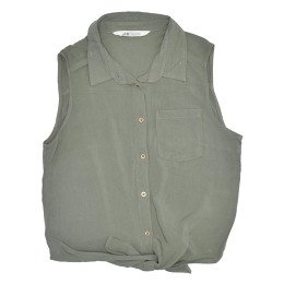 H&M - Ujjatlan lány ing, 152 (11-12 év)