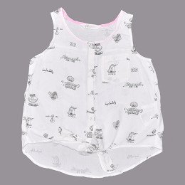 H&M - Ujjatlan lány ing, 152 (11-12 év)