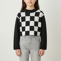H&M - Lány pulóver, 134 (8-9 év)