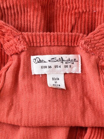 Bársony női ruha, 36 Miss Selfridge - termék részlet