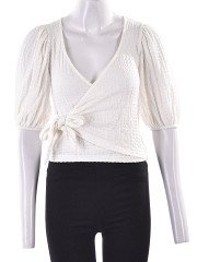 Monki - Rövid ujjú blúz, XS