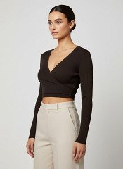 Monki - Hosszú ujjú női blúz, L