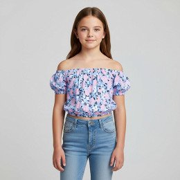 New Look - Rövid ujjú lány blúz, 146 (10-11 év)