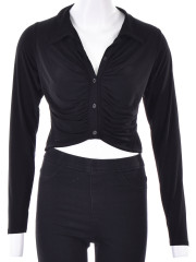 PrettyLittleThing - Rövid derekú női ing, 40