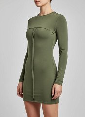 PrettyLittleThing - Rochie cu mâneci lungi damă, 36