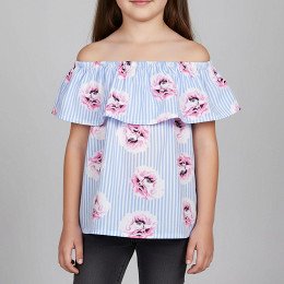 Primark essentials - Rövid lány top, 128 (7-8 év)