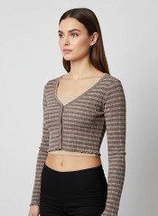 Pull&Bear - Hosszú ujjú női blúz, S