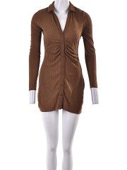 Pull&Bear - Stretch női ruha, XS