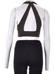 Pull&Bear - Rövid női top, L