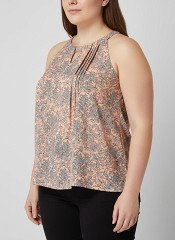 Quiz - Top damă model floral decupaj fără mâneci, 44