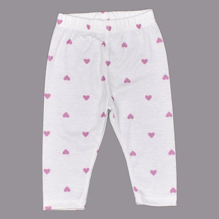 Colanți fete, inimioare roz, 68 (3-6 luni) Shein