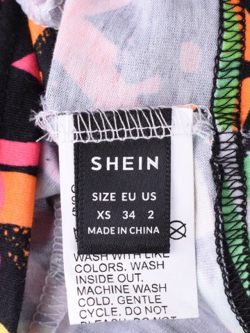 Top, XS Shein - termék részlet