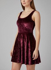 Topshop - Rochie de catifea damă, 38