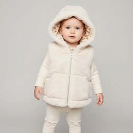 Zara - Szőrme lány mellény, 86 (12-16 hónap)